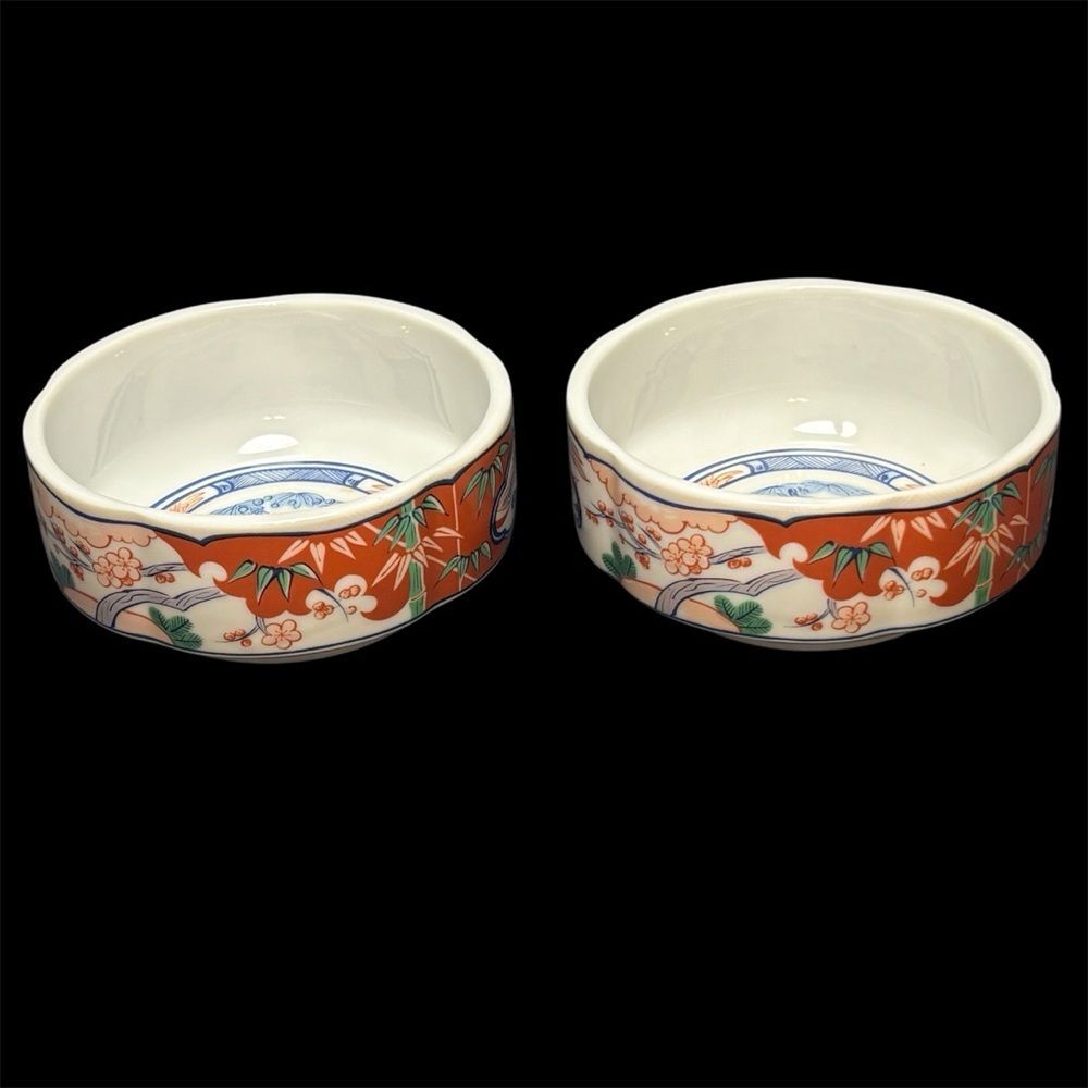 Georges Briard HEIRLOOM Japanese Bone China Bowls Set of 2
